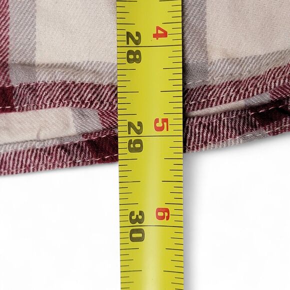 Red Head Men's Flannel Shirt Large Button Down Plaid Western Rodeo Cowboy Cotton - Picture 6 of 7